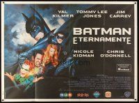 6h282 BATMAN FOREVER Argentinean 43x58 '95 Val Kilmer, Nicole Kidman, Tommy Lee Jones, Jim Carrey