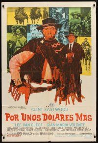 6h170 FOR A FEW DOLLARS MORE Argentinean '65 Leone's Per qualche dollaro in piu, Clint Eastwood!