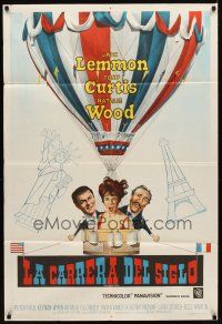6h183 GREAT RACE Argentinean '65 Tony Curtis, Jack Lemmon & Natalie Wood in balloon!
