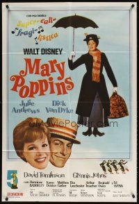 6h212 MARY POPPINS Argentinean R70s Julie Andrews & Dick Van Dyke in Walt Disney's classic!