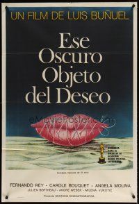 6h258 THAT OBSCURE OBJECT OF DESIRE Argentinean '77 Luis Bunuel's Cet obscur object du desir!