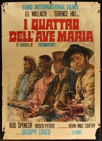 6h296 ACE HIGH Italian 1p '68 Eli Wallach, Terence Hill, Brock Peters, McCarthy, spaghetti western