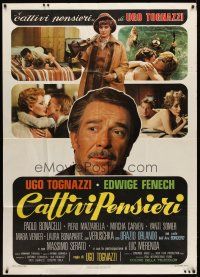 6h338 EVIL THOUGHTS Italian 1p '76 Ugo Tognazzi's Cattivi pensieri, sexy Edwige Fenech!