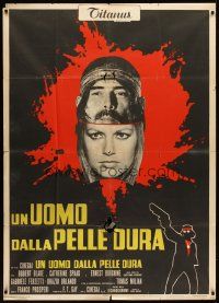 6h431 RIPPED OFF Italian 1p '72 wild different image of Tomas Milian & Catherine Spaak!