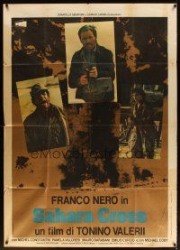 6h434 SAHARA CROSS Italian 1p '77 Franco Nero, terrorists in the African desert!