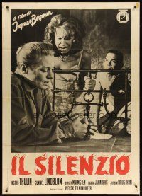 6h444 SILENCE Italian 1p '64 Ingmar Bergman's Tystnaden starring Ingrid Thulin!