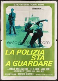 6h066 GREAT KIDNAPPING Italian 2p '73 Roberto Infascelli's La polizia sta a guardare!