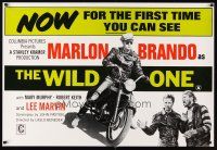 6j797 WILD ONE REPRODUCTION British quad '90s ultimate biker Marlon Brando, Lee Marvin!
