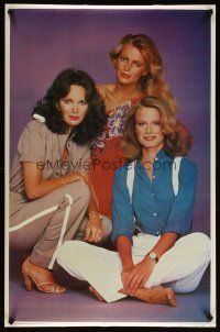 6j705 CHARLIE'S ANGELS commercial poster '79 Jaclyn Smith, Cheryl Ladd, sexy Shelley Hack!