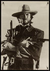 6j413 CLINT EASTWOOD Swiss commercial poster '87 classic image taken from The Outlaw Josey Wales!
