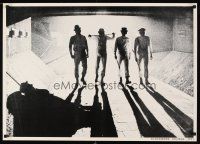 6j708 CLOCKWORK ORANGE commercial poster '70s Kubrick classic, Malcolm McDowell & his droogs!