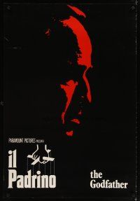 6j736 GODFATHER Italian commercial poster '72 Marlon Brando in Francis Ford Coppola crime classic!