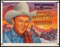 6j740 HEART OF THE GOLDEN WEST signed & numbered commercial poster '92 by Dave LaFleur & Roy Rogers