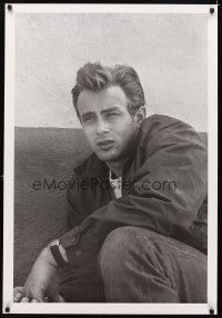 6j744 JAMES DEAN commercial poster '80s large image of Hollywood's Lost Idol!