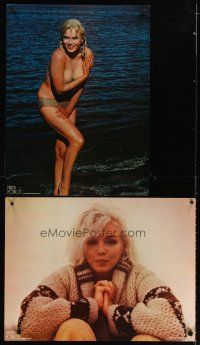 6j434 MARILYN MONROE set of 4 commercial posters '72 great images of the sexy movie legend!