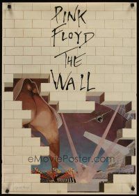 6j445 PINK FLOYD commercial poster '79 crazy art by Gerald Scarfe, The Wall