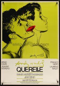 6j761 QUERELLE green style German commercial poster '80s Rainer Werner Fassbinder, gay romance!