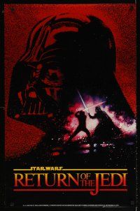6j764 RETURN OF THE JEDI commercial poster '83 art of Darth Vader by Drew Struzan!