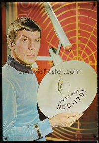 6j772 STAR TREK commercial poster '66 great image of Leonard Nimoy as Spock!