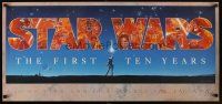 6j775 STAR WARS THE FIRST TEN YEARS commercial poster '87 completely different Alvin art!