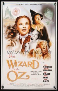 6j782 WIZARD OF OZ Canadian commercial poster '80s Beale art of Judy Garland, all-time classic!