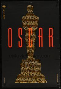 6j490 69TH ANNUAL ACADEMY AWARDS tv poster '97 image of Oscar from winning movie titles!
