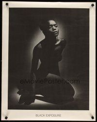 6j347 BLACK EXPOSURE 22x28 art print '70 cool photo of sexy black African-American woman!
