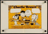 6j604 BOY NAMED CHARLIE BROWN special 12x17 '70 art of Snoopy & the Peanuts by Charles M. Schulz!