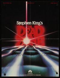 6j514 DEAD ZONE video poster '83 David Cronenberg, Stephen King, the power to see the future!