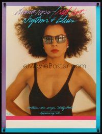 6j245 DIANA ROSS 24x32 music poster '87 image of sexy singer, Red Hot Rhythm & Blues!