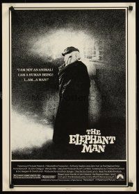 6j611 ELEPHANT MAN special 17x24 '80 John Hurt is not an animal, Hopkins, directed by David Lynch!