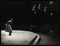 6j268 ELLA FITZGERALD 19x25 music poster '80s great image of singer on stage in front of audience!