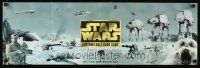 6j568 EMPIRE STRIKES BACK 2-sided 11x33 advertising poster '80 limited edition, collect 'em all!
