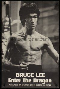 6j613 ENTER THE DRAGON soundtrack music poster '73 Bruce Lee kung fu classic!
