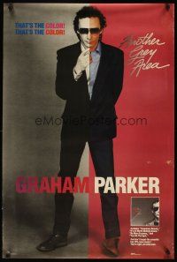6j250 GRAHAM PARKER 24x36 music poster '82 full-length image of singer, Another Grey Area!