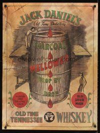 6j322 JACK DANIEL'S OLD TIME DISTILLERY 24x32 advertising poster '80s old no.7 whiskey!