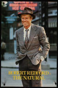6j575 NATURAL special 21x32 '84 cool different image of Robert Redford in suit, baseball!