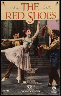 6j549 RED SHOES video poster R87 Michael Powell & Emeric Pressburger, Moira Shearer