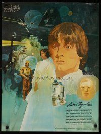 6j672 STAR WARS Coca-Cola #1 special 18x24 '77 George Lucas' sci-fi classic, Del Nichols art!