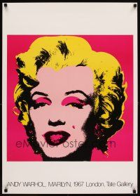 6j001 TATE GALLERY WARHOL 24x34 Italian art print 1987 classic Andy art of Marilyn Monroe!