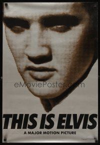 6j679 THIS IS ELVIS special 19x28 '81 Elvis Presley rock 'n' roll biography, portrait of The King!