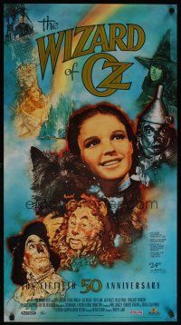 6j557 WIZARD OF OZ video poster R89 Victor Fleming, Judy Garland all-time classic!