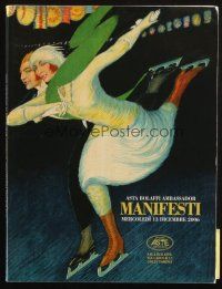6p321 ASTA BOLAFFI AMBASSADOR 12/13/06 Italian auction catalog '06 with full-color poster art!