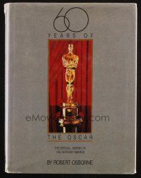 6p231 60 YEARS OF THE OSCARS hardcover book '89 The Official History of the Academy Awards!