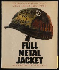 6p074 FULL METAL JACKET signed 1st edition softcover book '87 by Matthew Modine, Kubrick screenplay