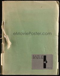 6p001 PATHE 1930-31 campaign book '30 wonderful signed art of their top stars and upcoming movies!