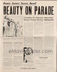 6p631 BEAUTY ON PARADE pressbook '50 sexy Lola Albright is Miss U.S.A.!