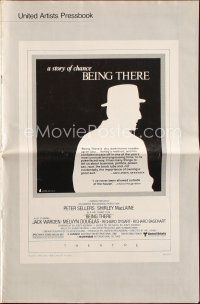 6p635 BEING THERE pressbook '80 Peter Sellers, Shirley MacLaine, directed by Hal Ashby!