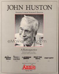 6p136 ANNIE trade ad '82 Aileen Quinn, John Huston, from Harold Gray's comic strip!