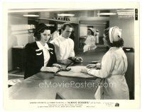 6m077 ALWAYS GOODBYE 8x10 still '38 Barbara Stanwyck standing by intern Charles Tannen in hospital!